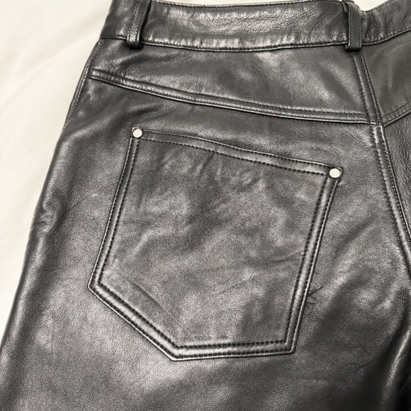 Nasty Gal Real Leather Pants - Picture 3 of 7